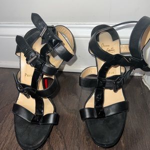 Christian Louboutin Sandler heels size 41 black